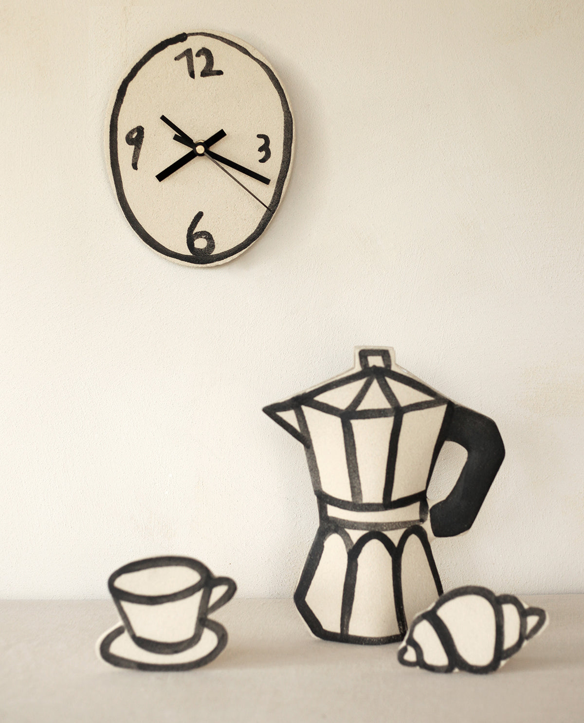 ‘Horloge’ Ceramic Clock