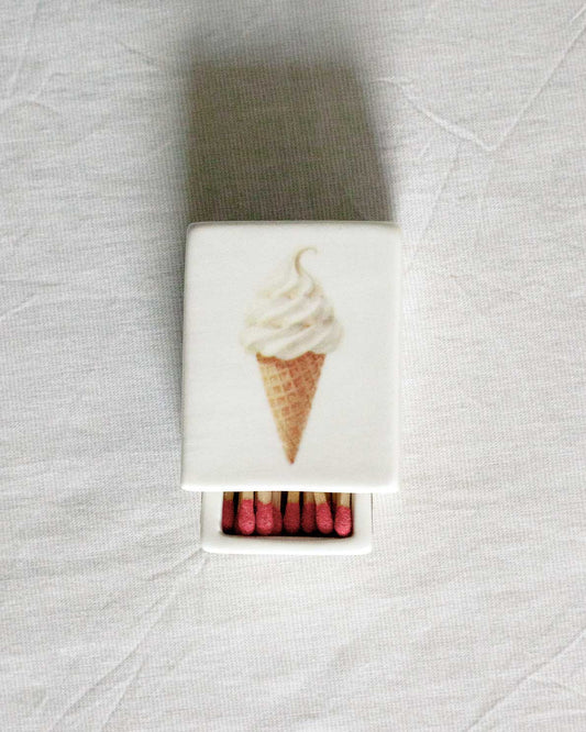 'Mini Icecream’ Ceramic Matchbox