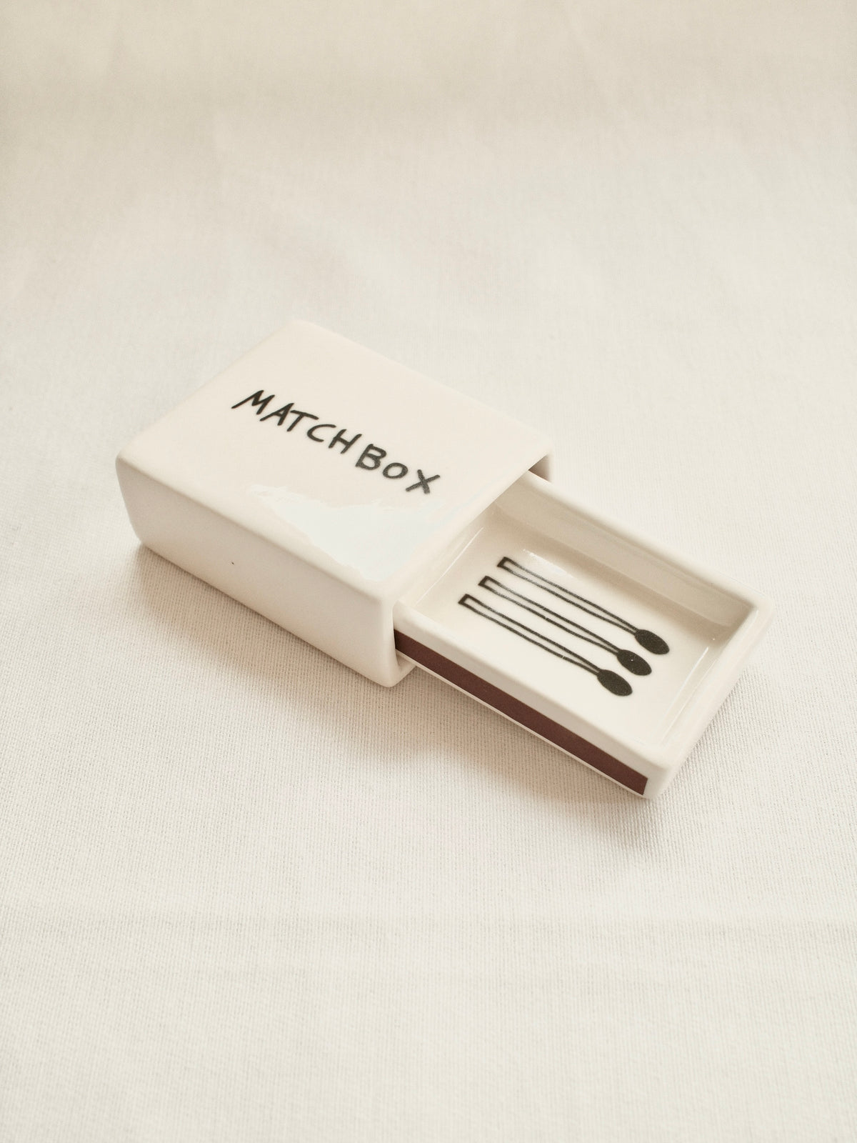 'Matchbox' Mini Ceramic Matchbox