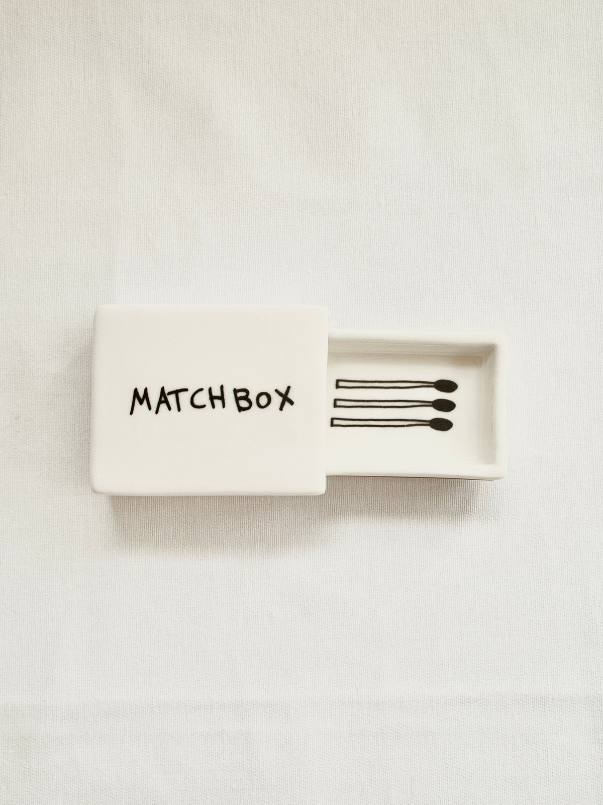 'Matchbox' Mini Ceramic Matchbox