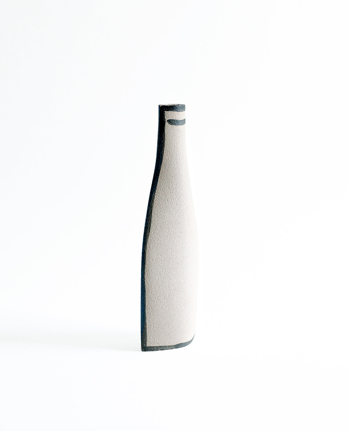 Vase En Céramique ‘Morandi Bouteille - Black’