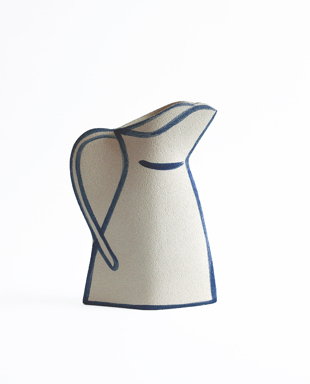 Vase En Céramique ‘Morandi Pitcher - Blue’