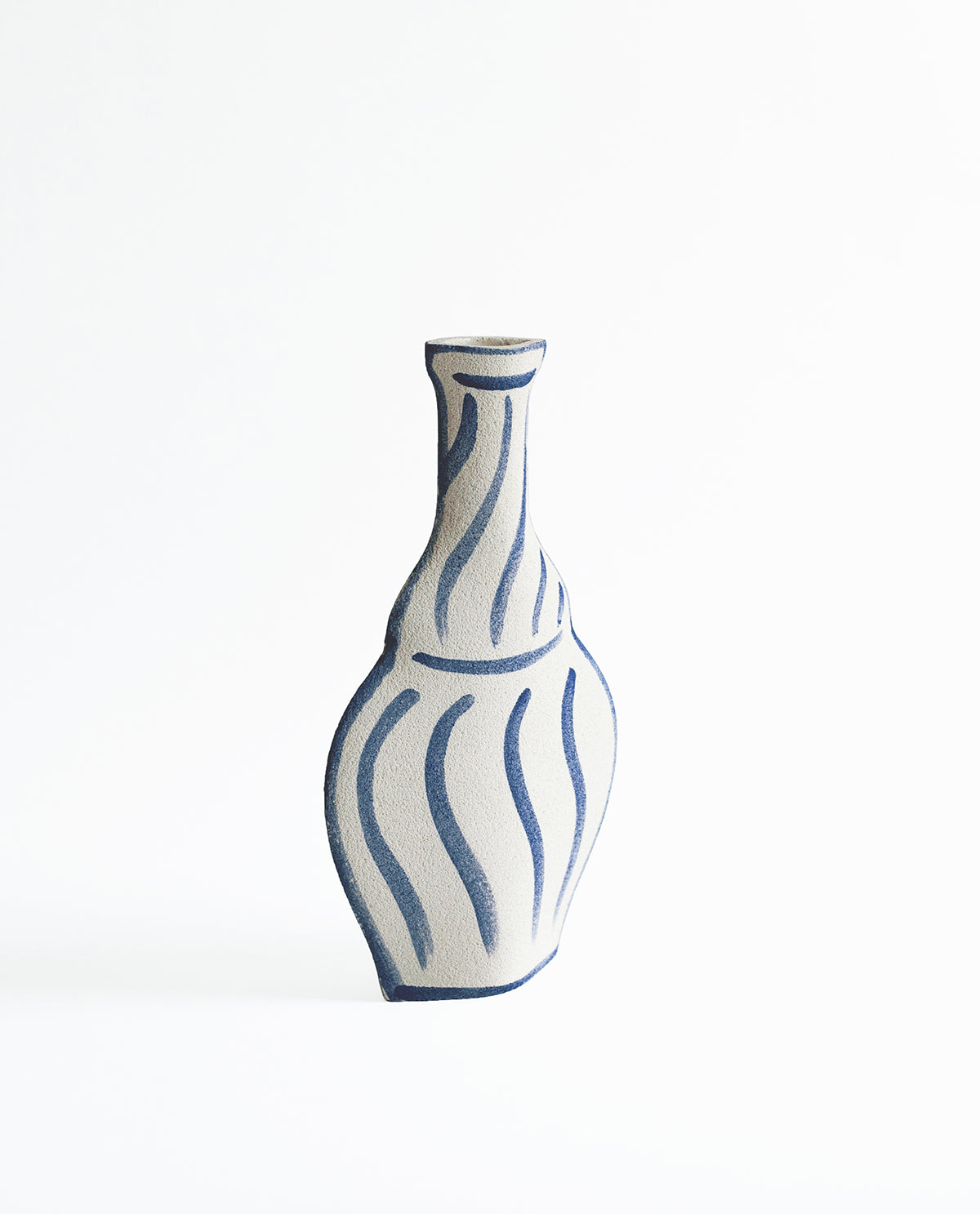 Vase En Céramique ‘Morandi Vase - Blue’