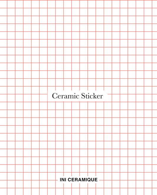 Sticker Céramique 'Ruby Grid'