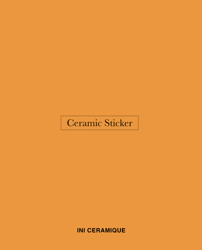 'Golden Ochre' Ceramic Sticker