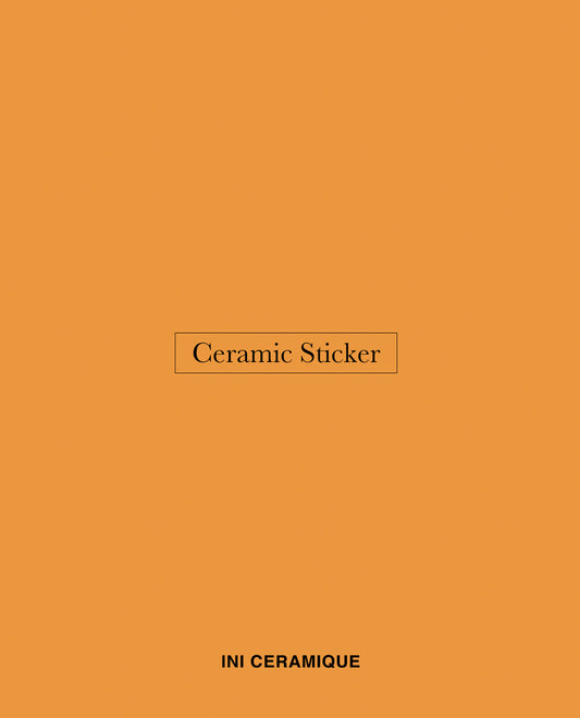 'Golden Ochre' Ceramic Sticker