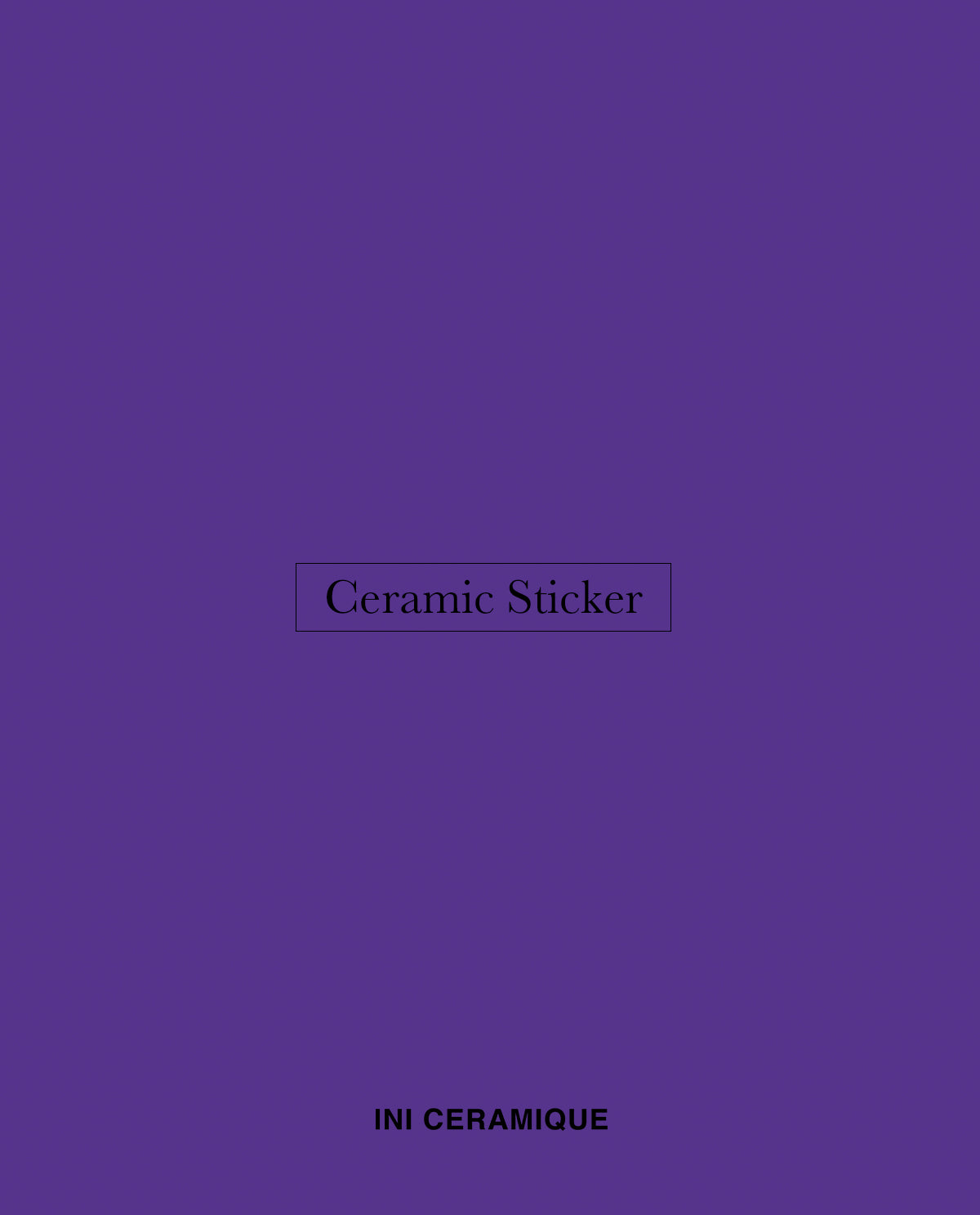 Sticker Céramique 'Imperial Plum'