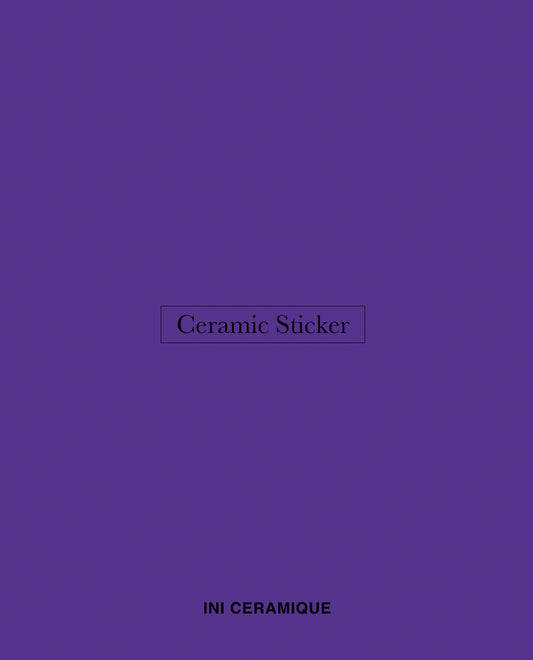 'Imperial Plum' Ceramic Sticker