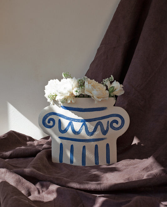 Ceramic Vase ‘Round Greek [S]’