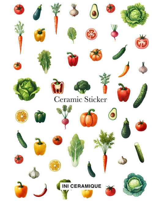 Sticker Céramique 'Veggies'
