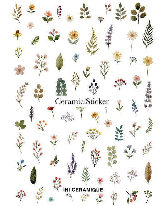 Sticker Céramique 'Wild Flowers'