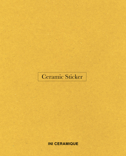 'Honey Grainpaper' Ceramic Sticker