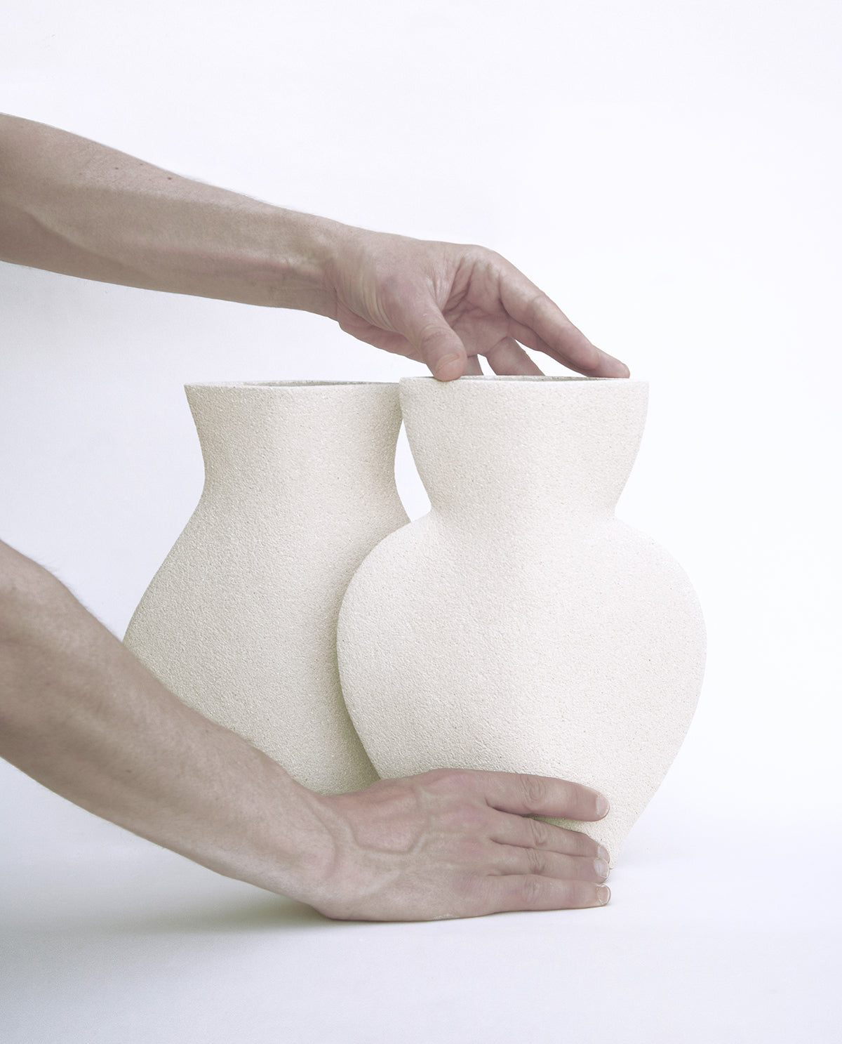 Ceramic Vases Set Lifestyle Ini Ceramique