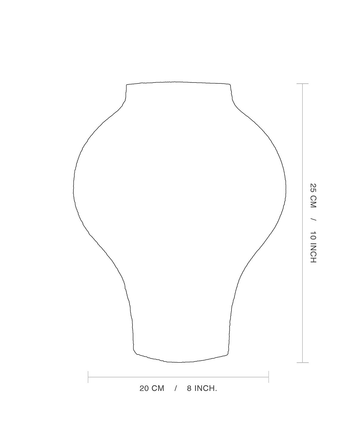 Vase En Céramique ‘Dal - Negative Rounds'