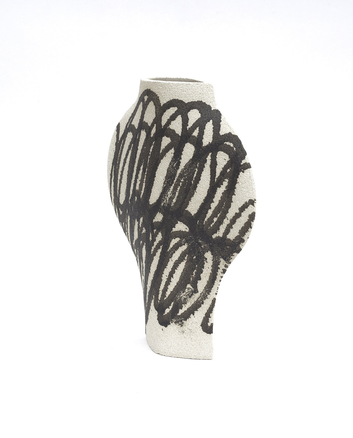 Ceramic Vase ‘Dal - Circles Black N°1’