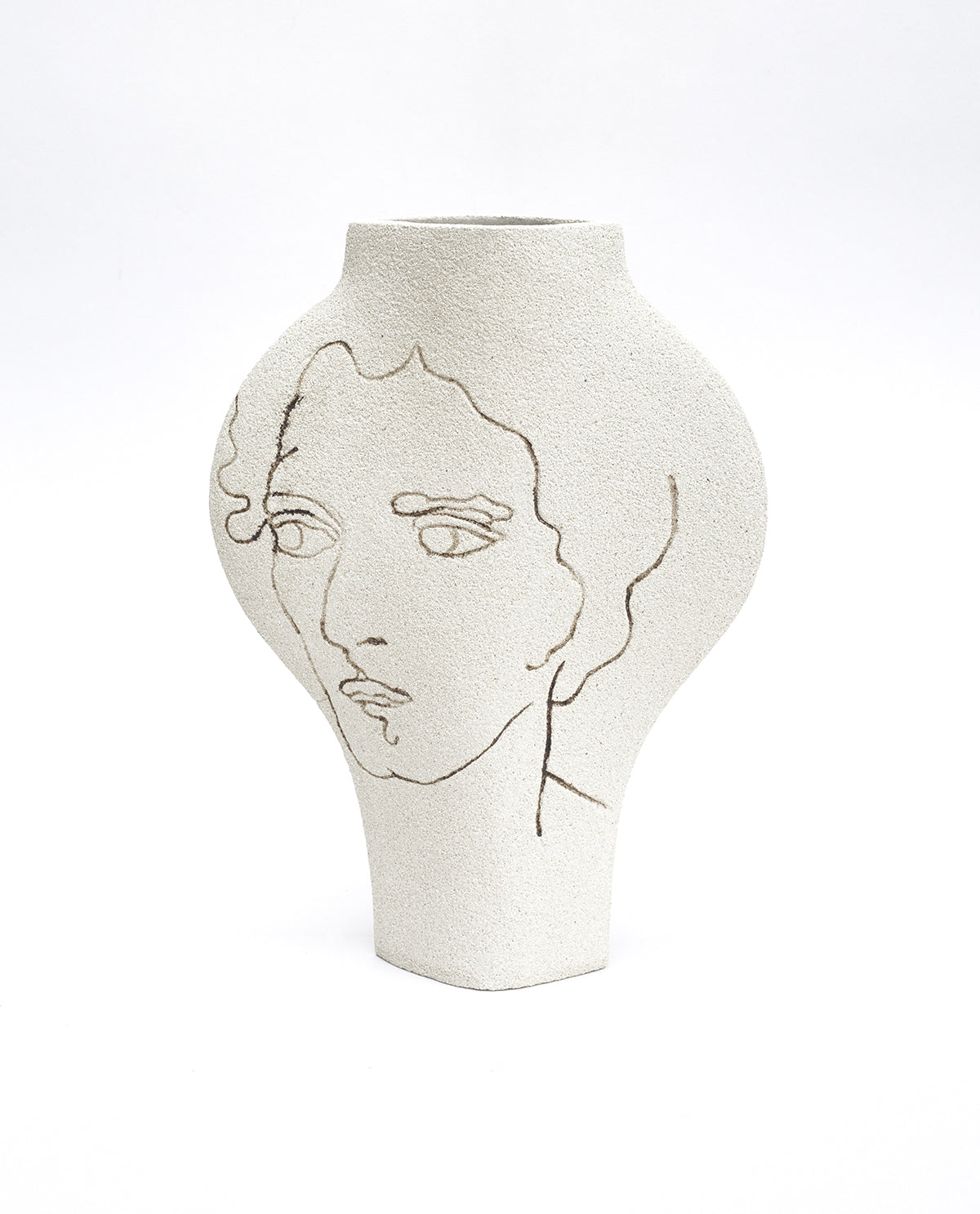 Vase En Céramique ‘Dal - Visage’
