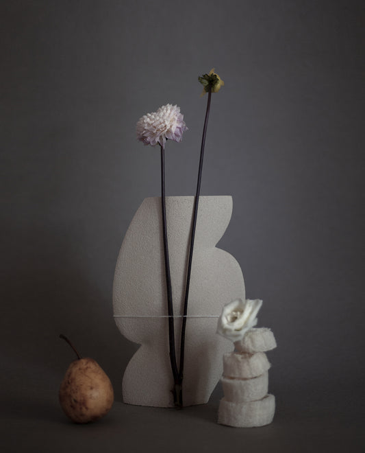 Ceramic Vase 'Ellipse N°3 - White'