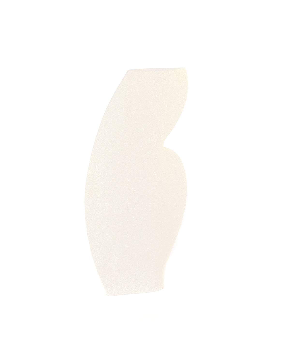 Vase En Céramique ‘Ellipse N°4 - Blanc’