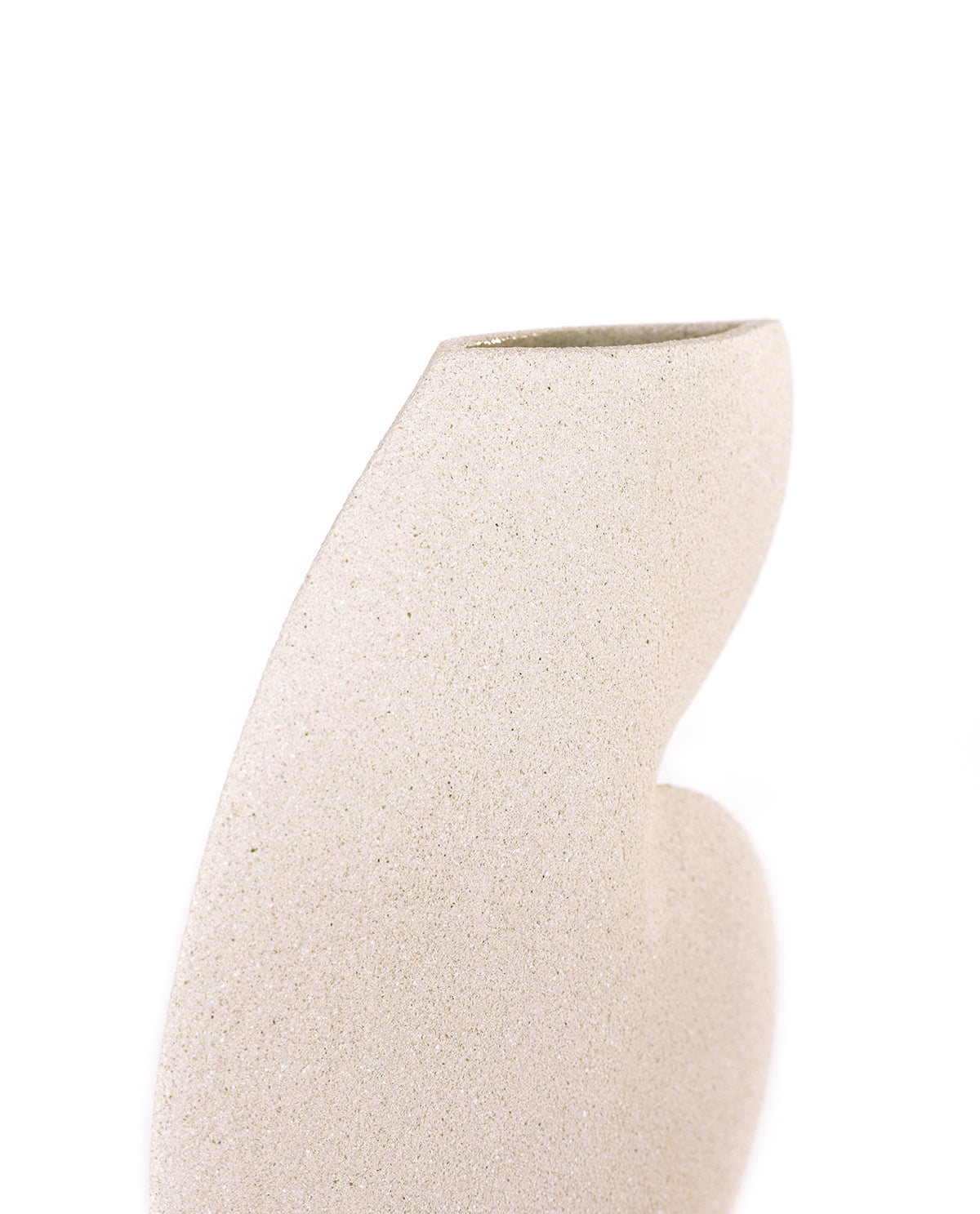 Ceramic Vase 'Ellipse N°4 - White'