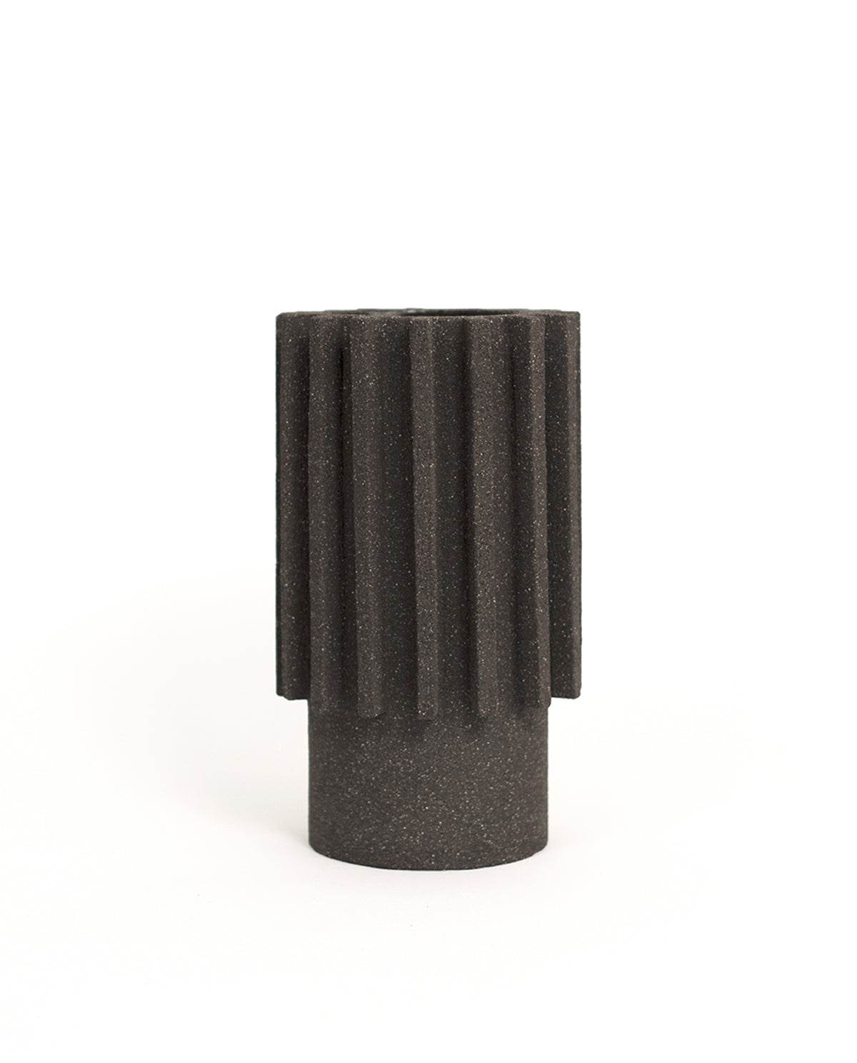 VASE DESIGN FAIT MAIN « MILLE-PATTES [L] - GRIS »